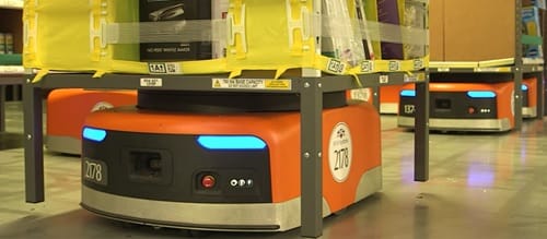 智慧載具產業現況-Amazon倉儲中心的無人搬運車